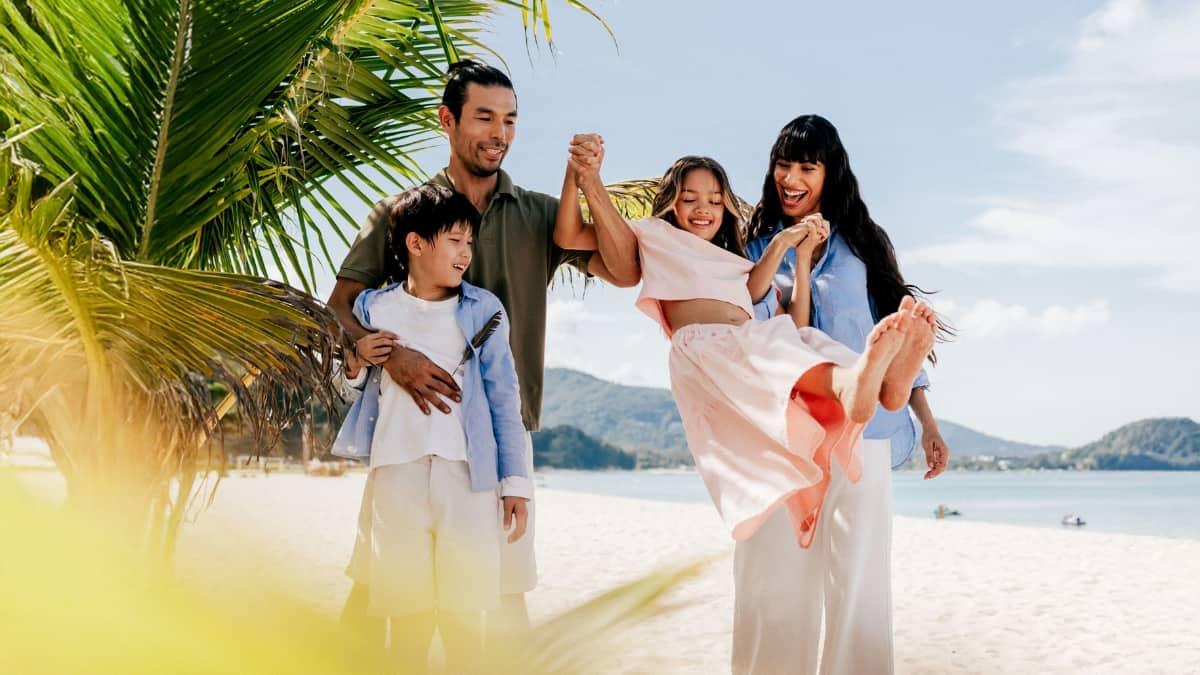 Sharing quality time with your family at Cassia Phuket with 25% off Room includes breakfast. Kids stay and eat for free.